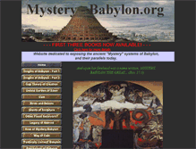 Tablet Screenshot of mystery-babylon.org