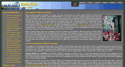 Desktop Screenshot of mystery-babylon.net